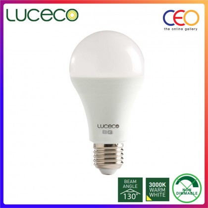 Luceco A70 LED Light Bulb 3000K Warm White with 13W 1251 Lumens (LA27W13W12-1A)