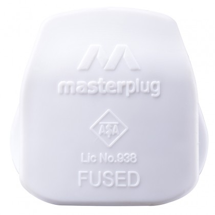 Masterplug Basic Rewireable Fitted with 13A Fuse and Sleeved 3-Pin Main Plug SIRIM certified Type G Power Plug