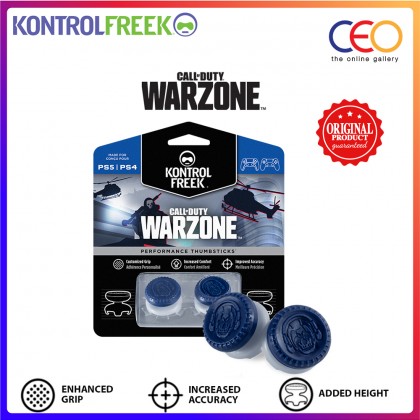 KontrolFreek Call Of Duty: Warzone Performance Thumbstick Ghost Hybrid High-rise Thumbgrip For PS5 / PS4 Controller