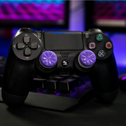 KontrolFreek FPS Freek Galaxy  Laser Etched Pattern Concave High-rise Thumbgrip For PS4 / PS5 Controller