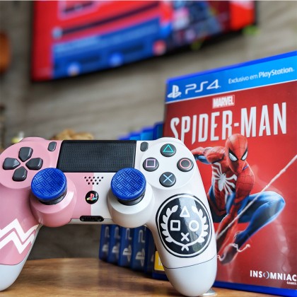 KontrolFreek Omni Cross-hatch Pattern Concave Low-rise Performance Thumbgrip For PS4 / PS5 Controller