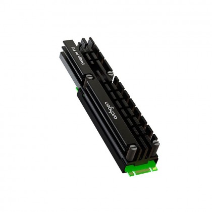 Archgon M.2 NVMe/SATA or M.2 2280 / 22110 Solid Stated Drive SSD Heatsink Design for PS5 with Thermal Pad