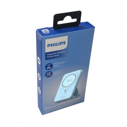 Philips 15W Magnetic Wireless Power Bank 5000mAh Wireless Charger Charging Powerbank USB Type C for iP 15/14 DLP9819N