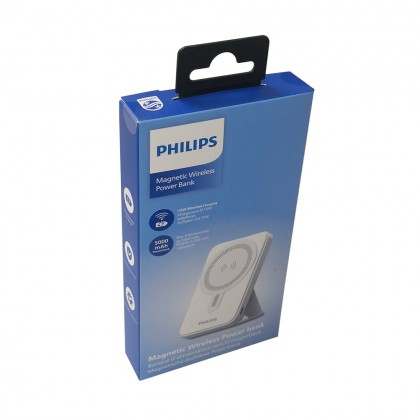Philips 15W Magnetic Wireless Power Bank 5000mAh Wireless Charger Charging Powerbank USB Type C for iP 15/14 DLP9819N