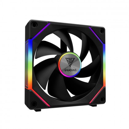 Gamdias AEOLUS P2 120mm PC Case and Radiator Fan ARGB PWM Swappable Fans AEOLUS P2-1201 / 1203 / 1203U