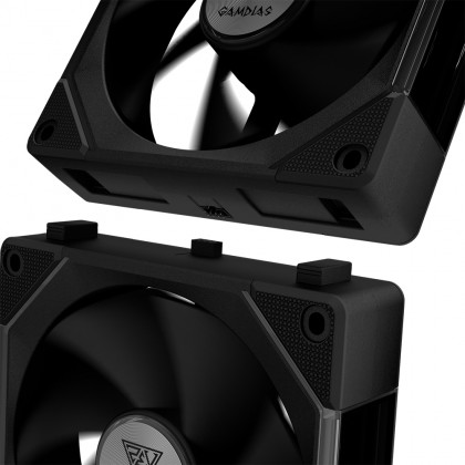 Gamdias AEOLUS P2 120mm PC Case and Radiator Fan ARGB PWM Swappable Fans AEOLUS P2-1201 / 1203 / 1203U