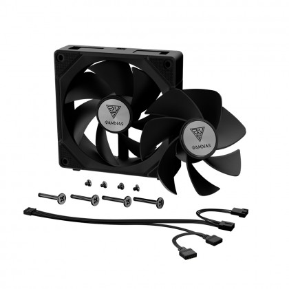Gamdias AEOLUS P2 120mm PC Case and Radiator Fan ARGB PWM Swappable Fans AEOLUS P2-1201 / 1203 / 1203U