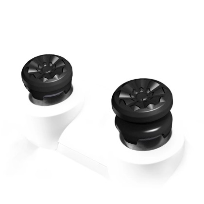 KontrolFreek Performance Thumbstick Galaxy Edition Mid-rise and High-rise Concave ThumbGrip For PS4/PS5 Controller Black