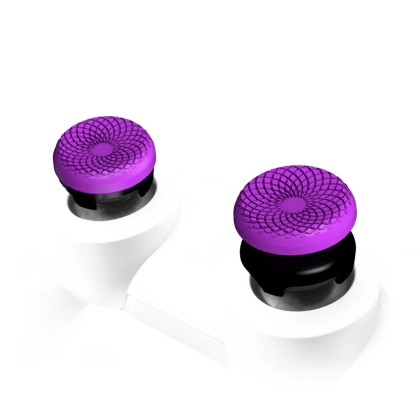 KontrolFreek Performance Thumbstick Frenzy Edition Mid-rise & High-rise Concave ThumbGrip For PS4/PS5 Controller Purple