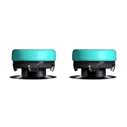 KontrolFreek Performance Thumbstick Lotus Edition Mid-rise and Mid-rise Concave ThumbGrip For PS4/PS5 Controller Teal