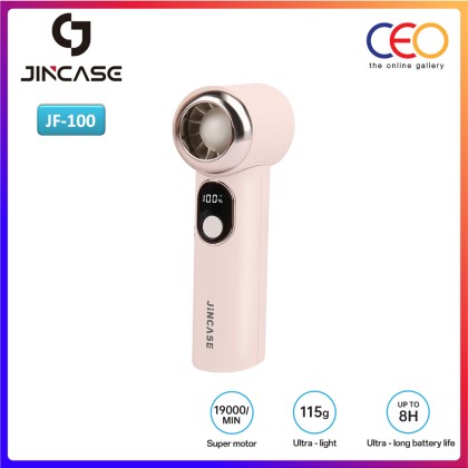 Jincase Super Compact and Portable Handheld High Speed Pocket Fan Kipas Mini Rechargeable USB-C (JF-100)
